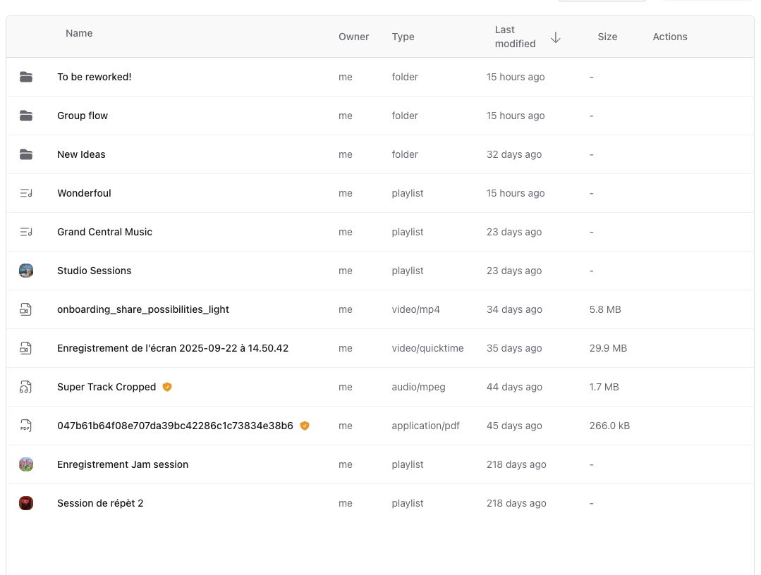 Smart date-based auto-organization interface