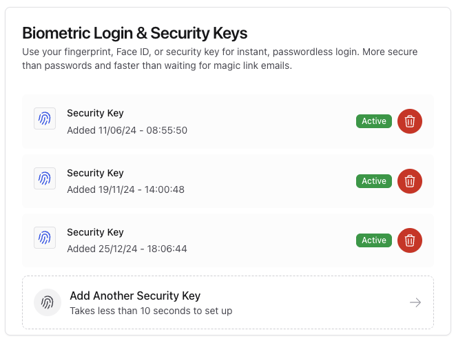 Simple email login form with no password field