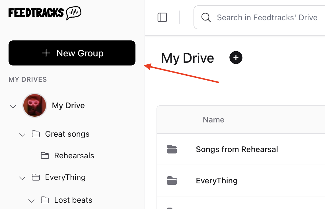 Create shared drive dialog